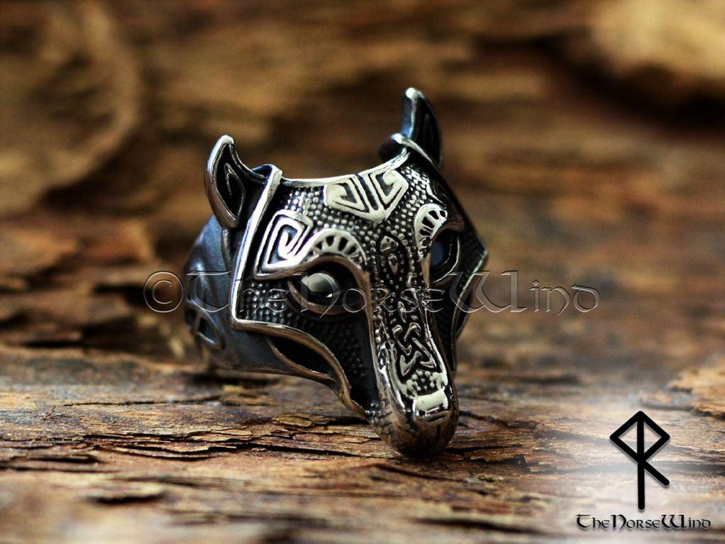 Viking Wolf Ring - Fenrir - TheNorseWind