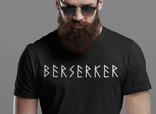 Berserker Viking T-Shirt, Norse Mythology Valhalla Tee Shirt, Unisex