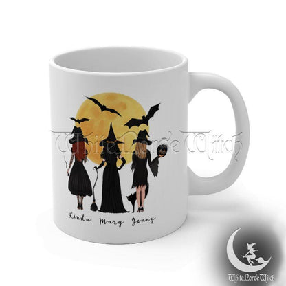 Witch Best Friends Mug Personalized Halloween Mug - TheNorseWind